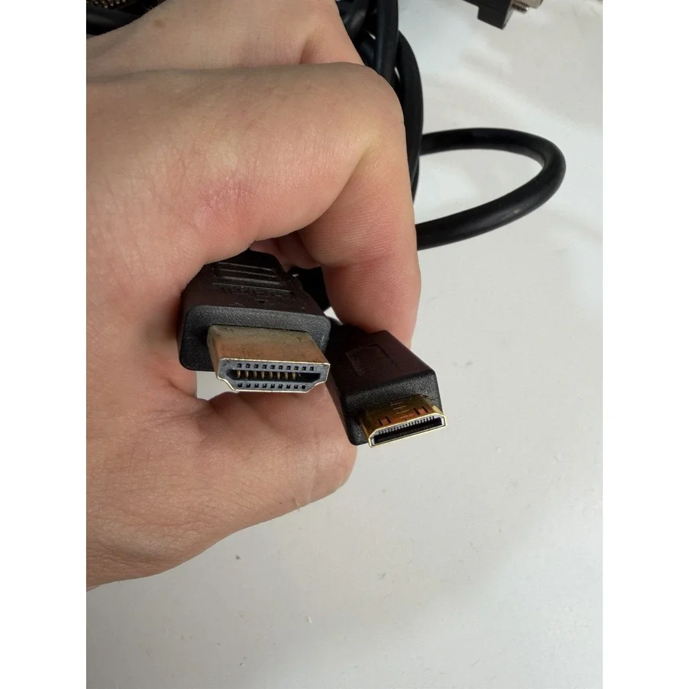 Big Lot of 22 Video, Data, Power Cables: HDMI DisplayPort DVI VGA Type-C Micro